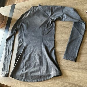 Reebok Womens S Top Long Sleeve Shirt Mock Trutle Neck Collar Stretch Athletic